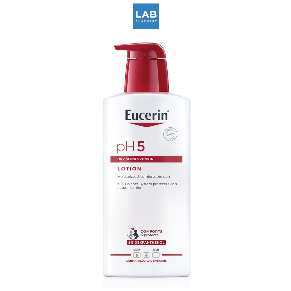 Eucerin pH5 Dry Sensitive Skin Lotion 400 ml. ยูเซอริน พีเอช5 ดราย เซ็นซิทีฟ สกิน โลชั่น